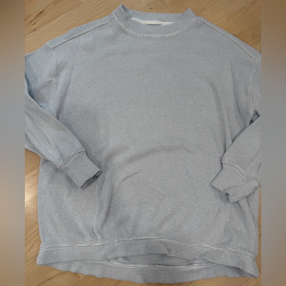 Aerie Grey Tunic Crewneck Sweatshirt